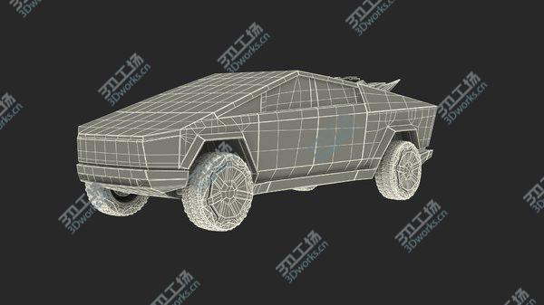 images/goods_img/20210312/Tesla Cybertruck with Cyberquad ATV model/3.jpg